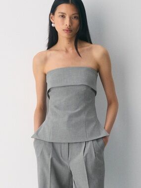 Aritzia - Element Grey Tube Top